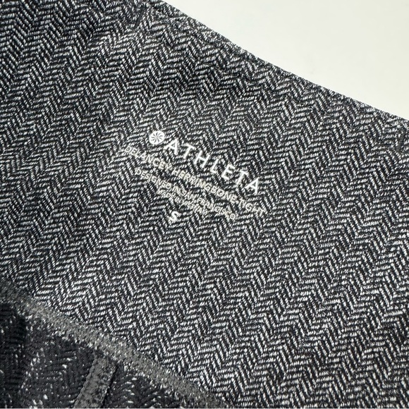 Athleta Delancey Herringbone Tight Legging Black White - Picture 4 of 8